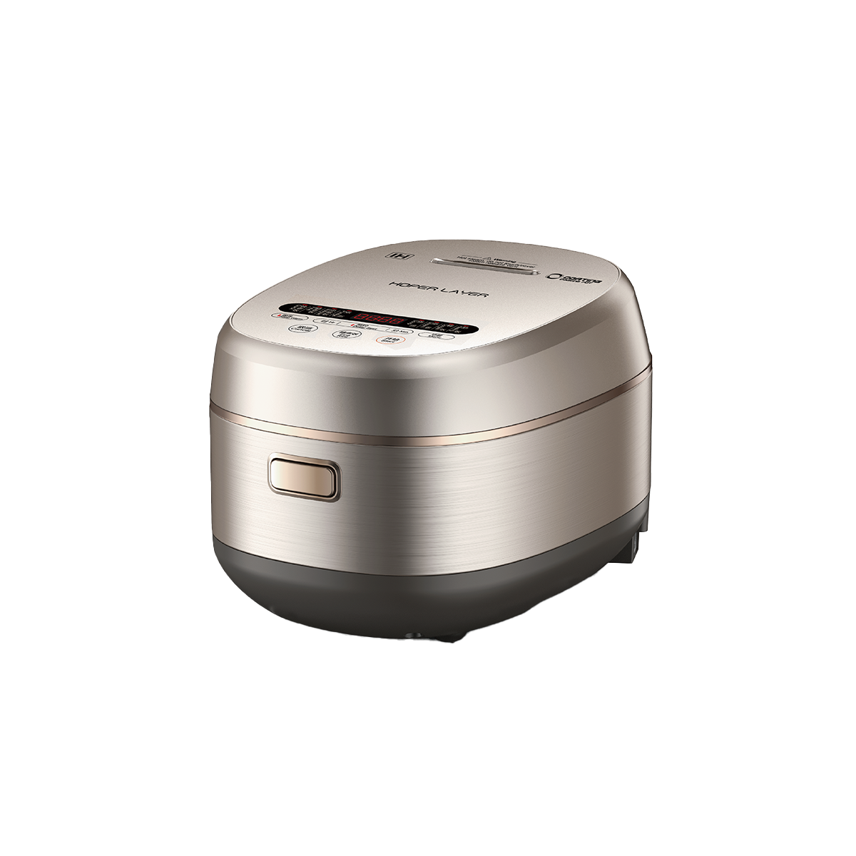 Hoper Layer IH40WS01 rice cooker white background 45 degree angle