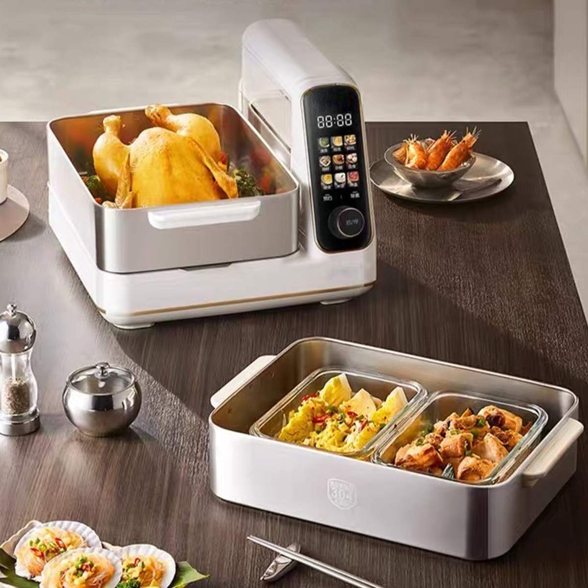 Hoper Layer™ Electric Steamer YM-968